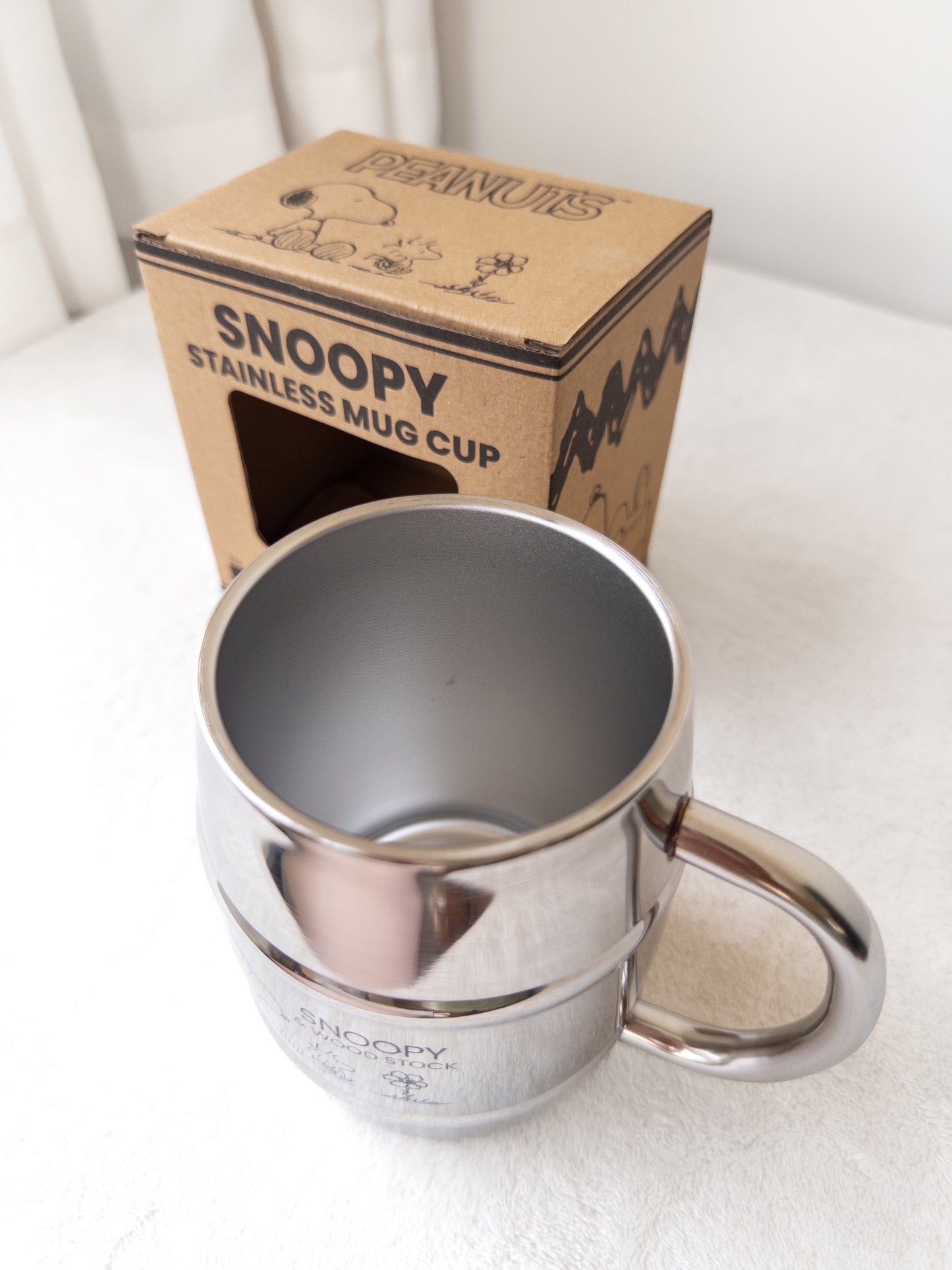 Snoopy Mug Taza de Acero Inoxidable