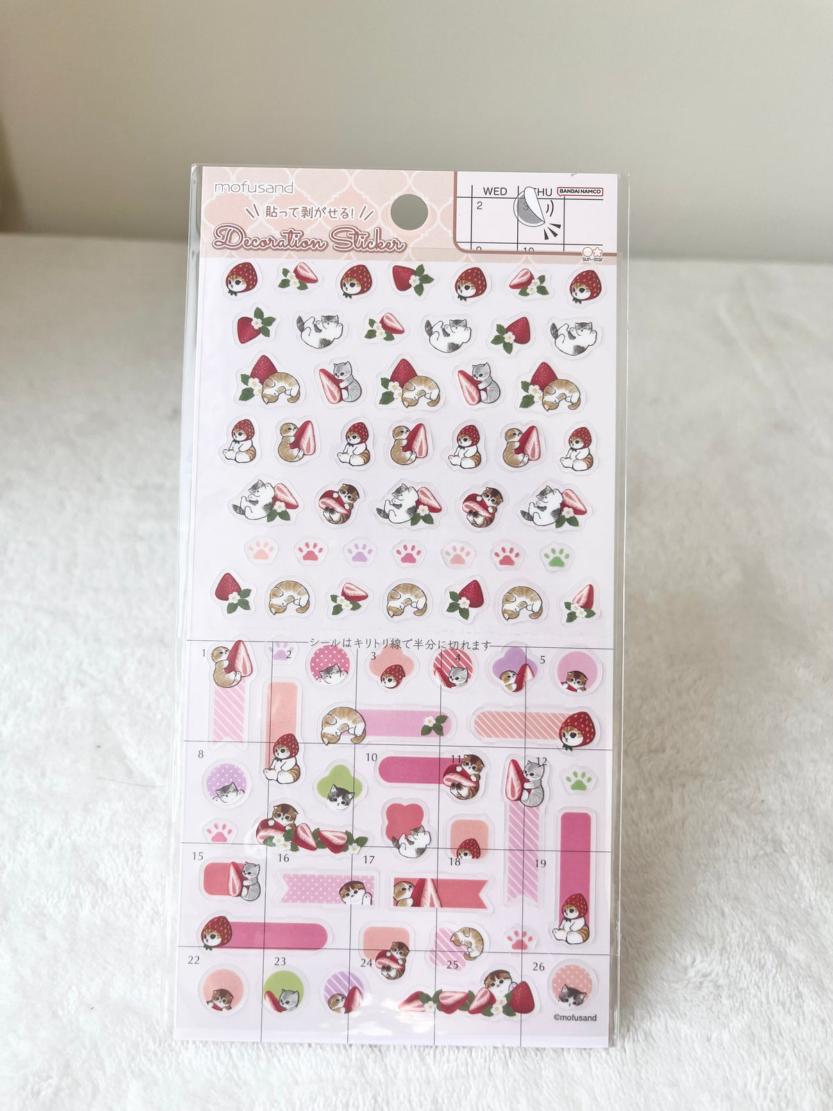 Mofusand Fresa Stickers