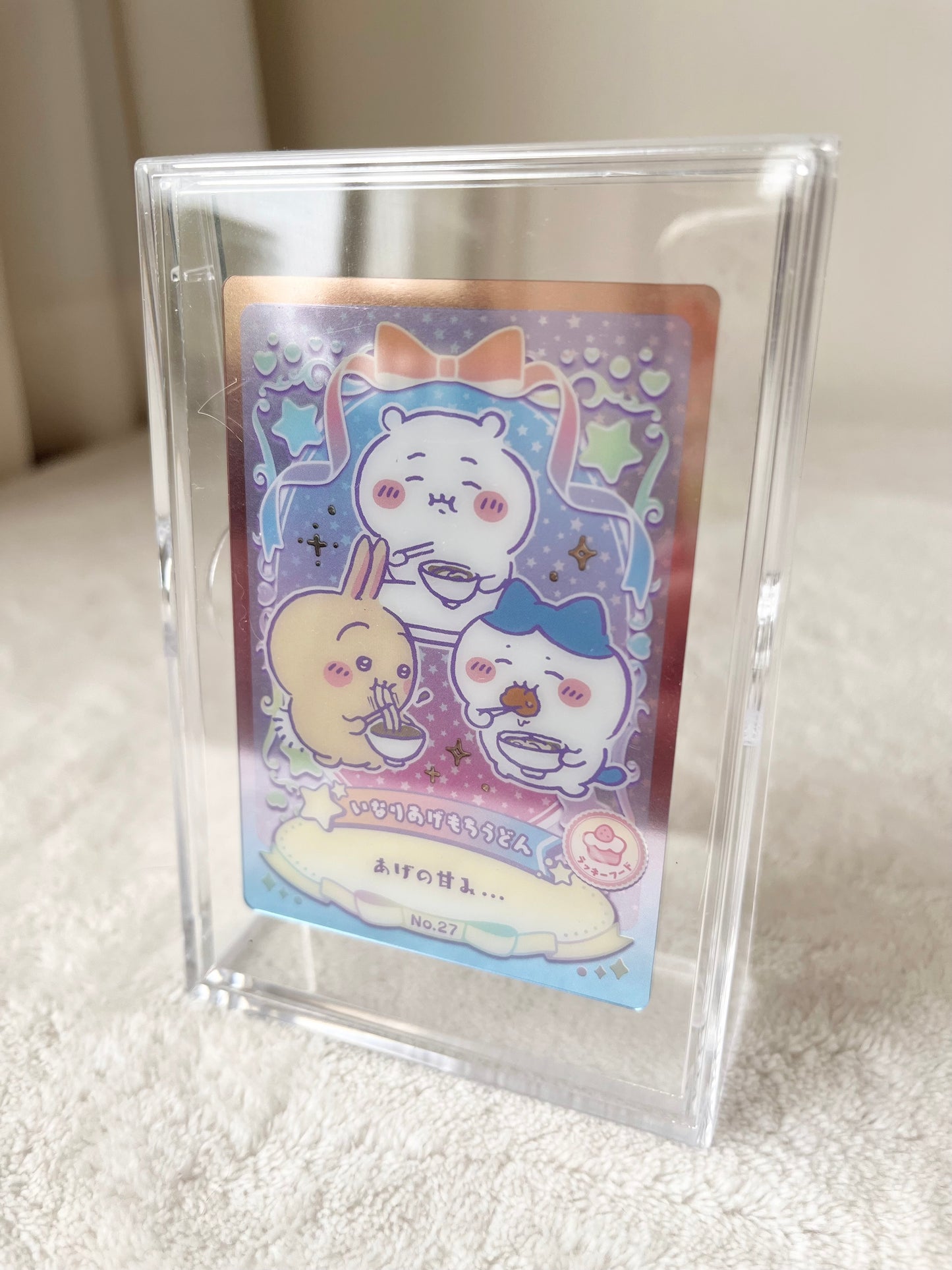 Case para Carta | Organizador Transparente | Card Collection Display