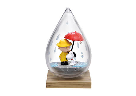 Snoopy Weather Terrarium Figura © RE-MENT