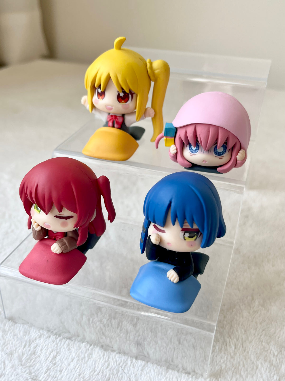 Bocchi the Rock Dormilonas Gashapon | Set de 4 Figuras