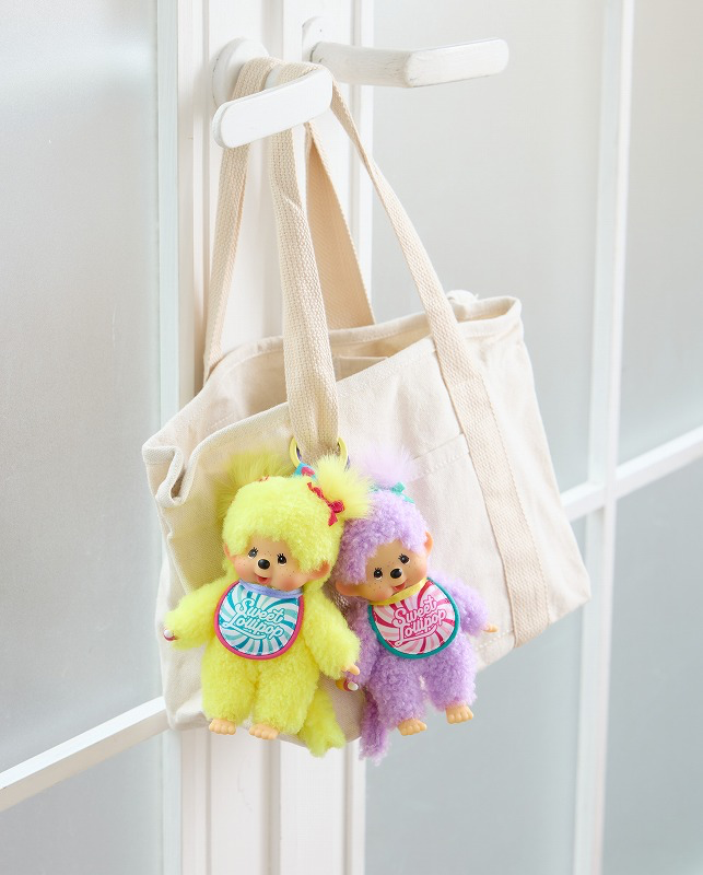Monchhichi Sweet Lollipop Lila 💜 Peluche Llavero