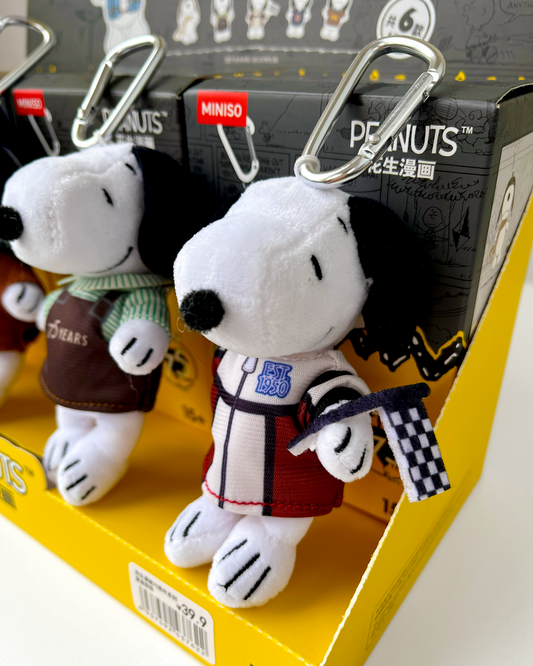 .★NEW★. Snoopy Peluche Llavero 75th Anniversary 🐾 © Peanuts