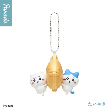 Chiikawa Tabemono Ippai Mascot | Llavero Gashapon