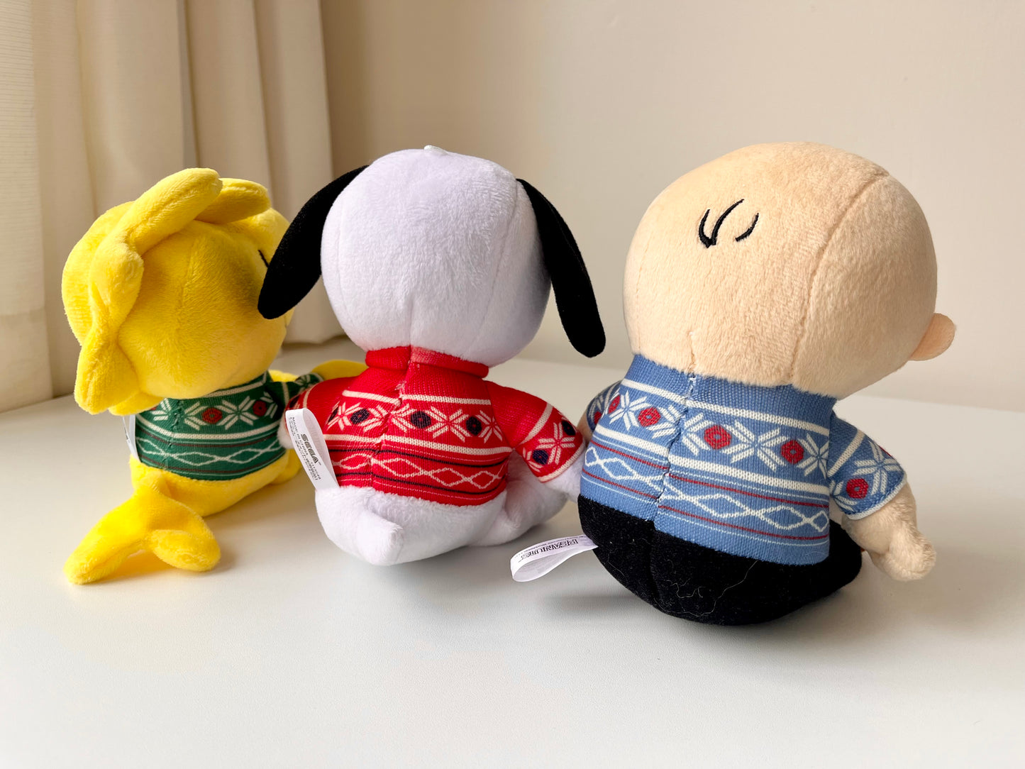 Snoopy, Emilio y Charlie Set de Peluches