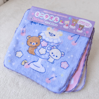 Rilakkuma Toallas Individuales Set x3