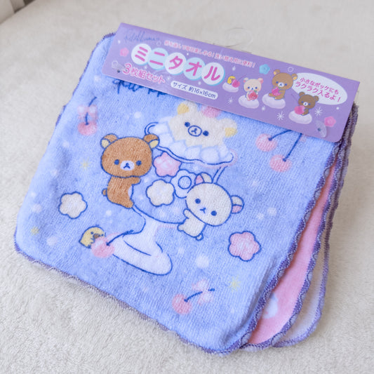 Rilakkuma Toallas Individuales Set x3