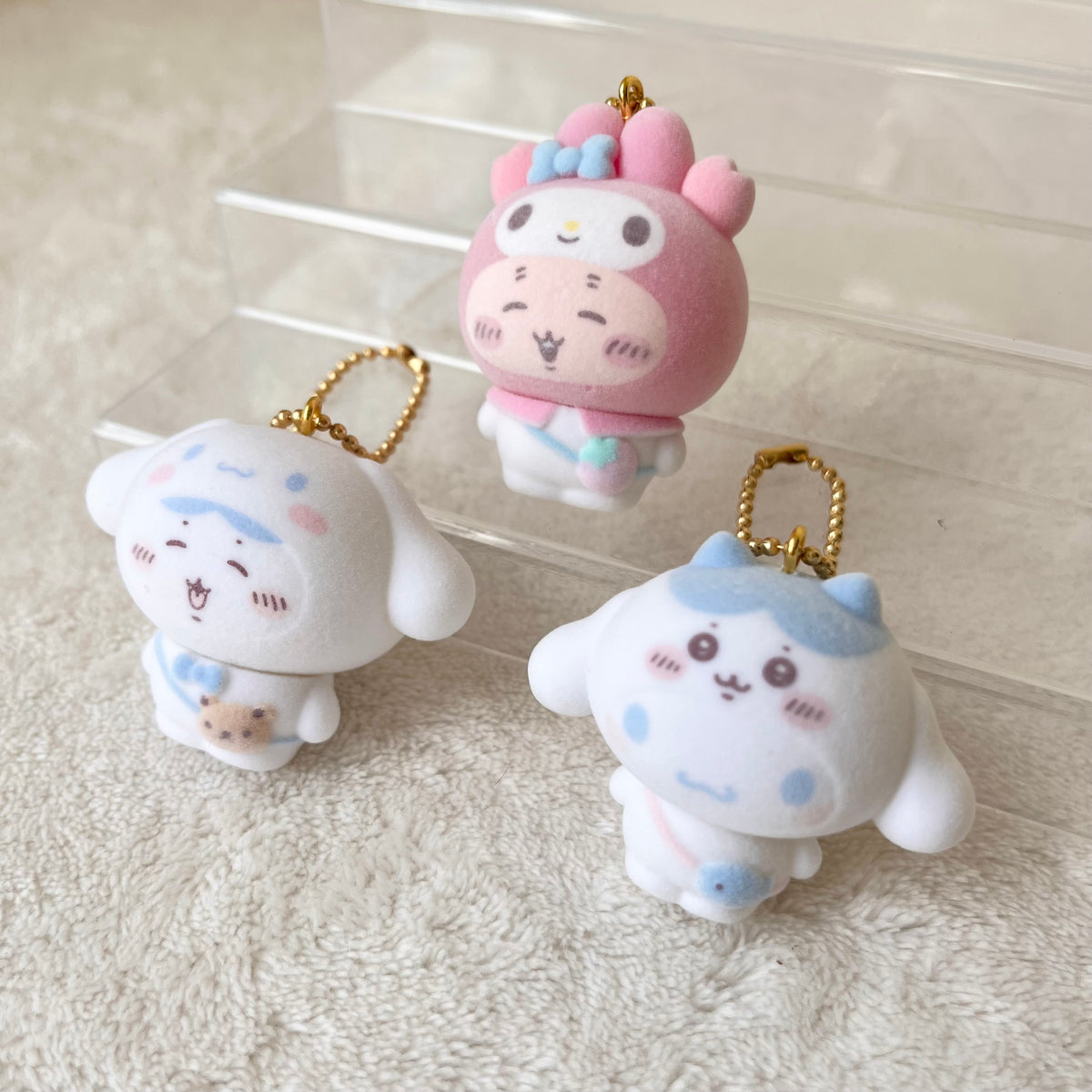 Chiikawa x Sanrio Llavero