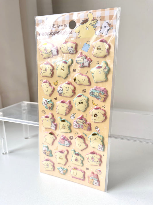 Pompompurin Stickers 3D