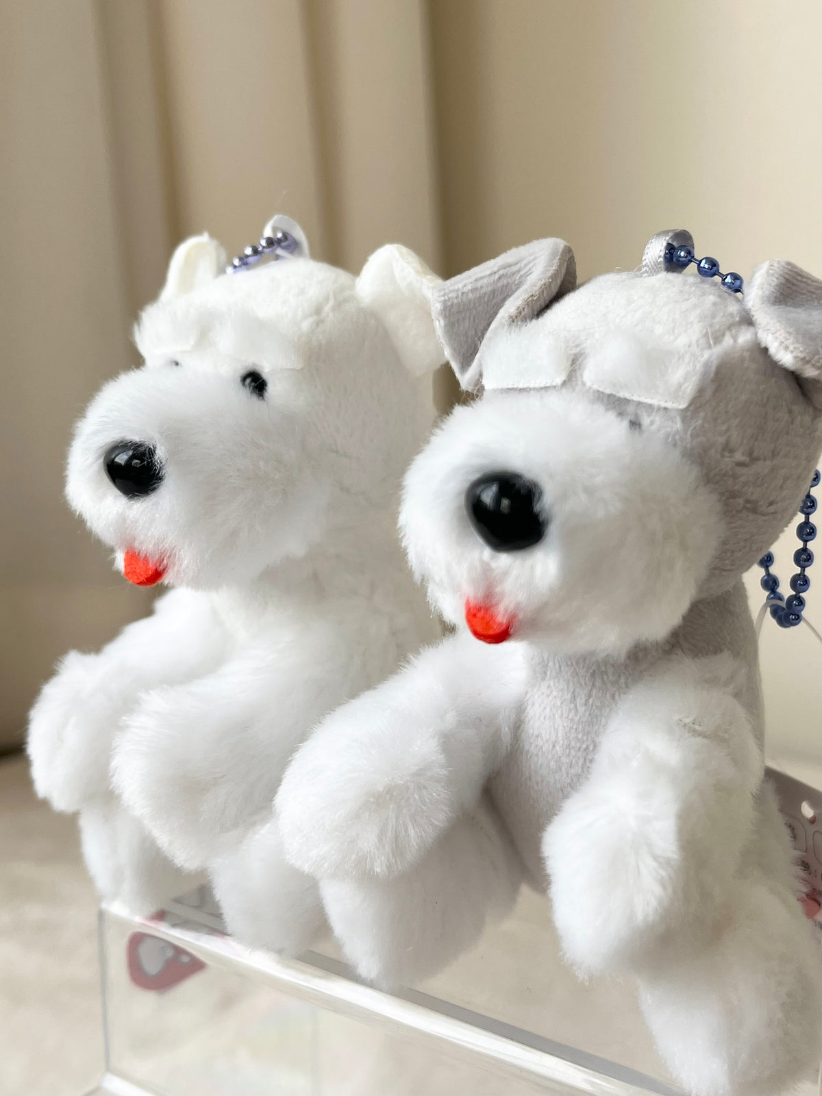 Shuna y Bob Peluche Llavero | Schnauzer