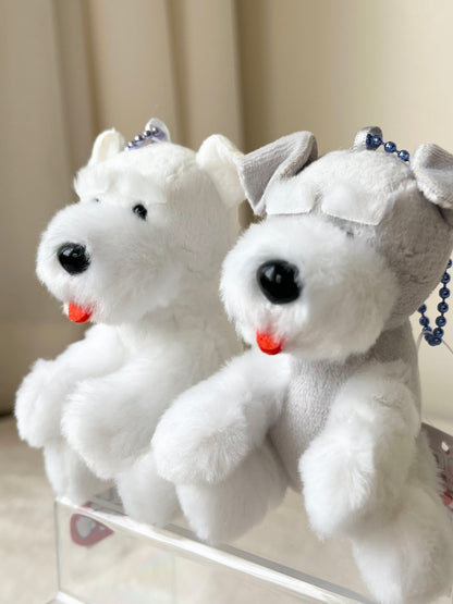 Shuna y Bob Peluche Llavero | Schnauzer