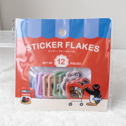 Stickers Flakes | Sanrio | Doraemon | Pingu