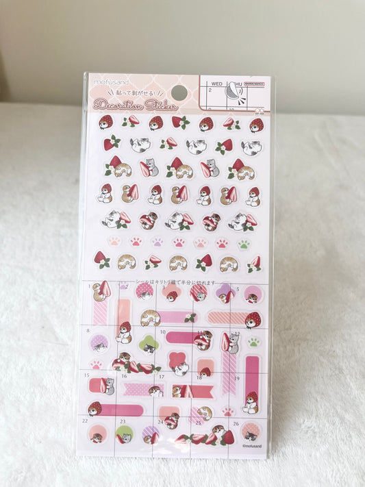 Mofusand Fresa Stickers