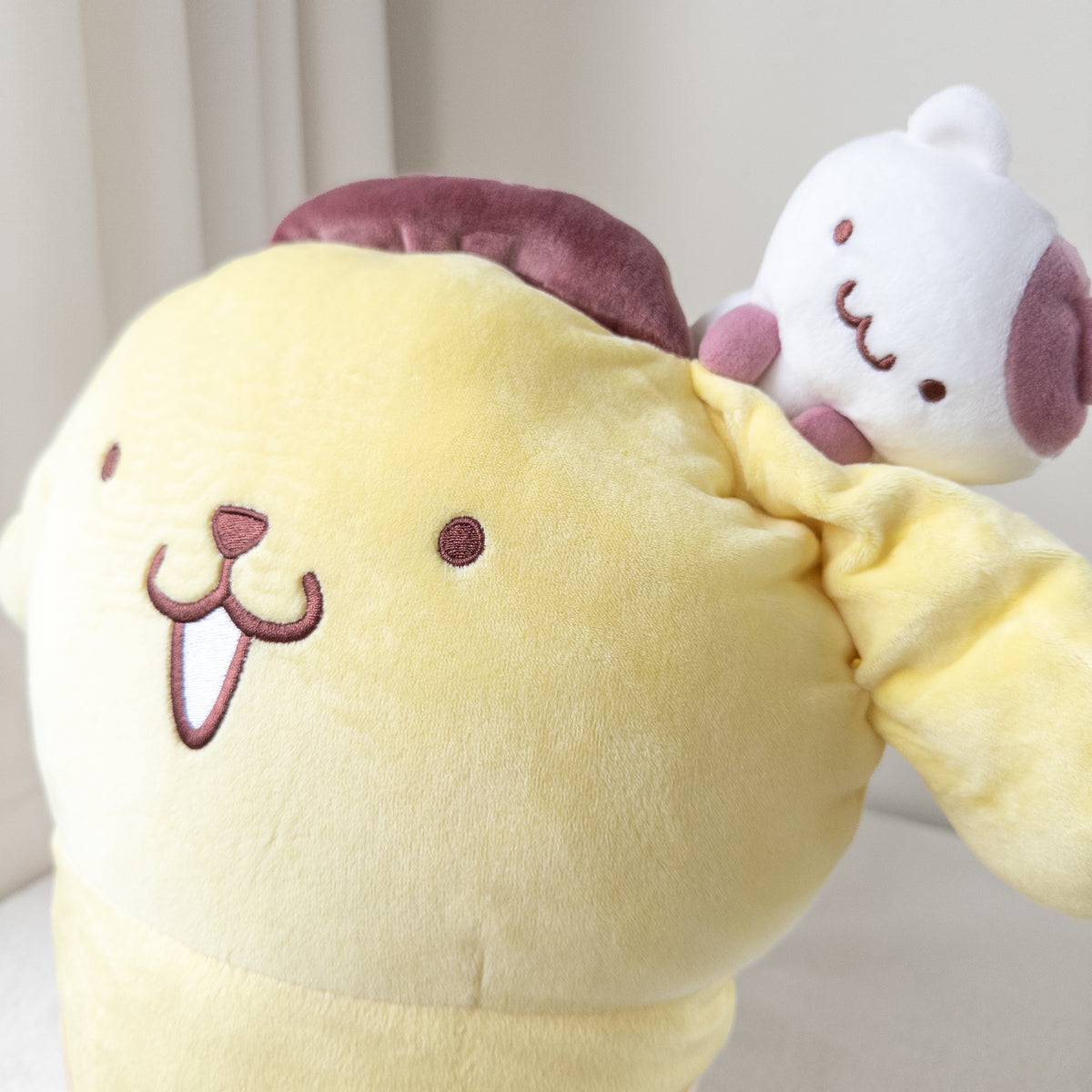 Pompompurin Helado con Muffin Peluche Cojín Grande