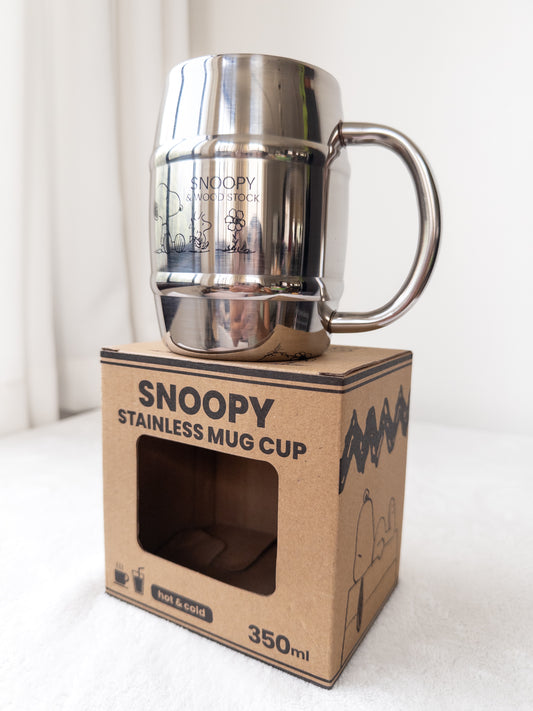 Snoopy Mug Taza de Acero Inoxidable
