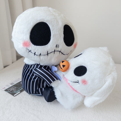 The Nightmare Before Christmas Jack & Zero Peluche