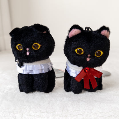Mofusand Gatito Negro Peluche Llavero