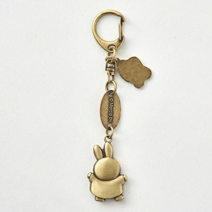 Miffy Llavero Metal Dorado