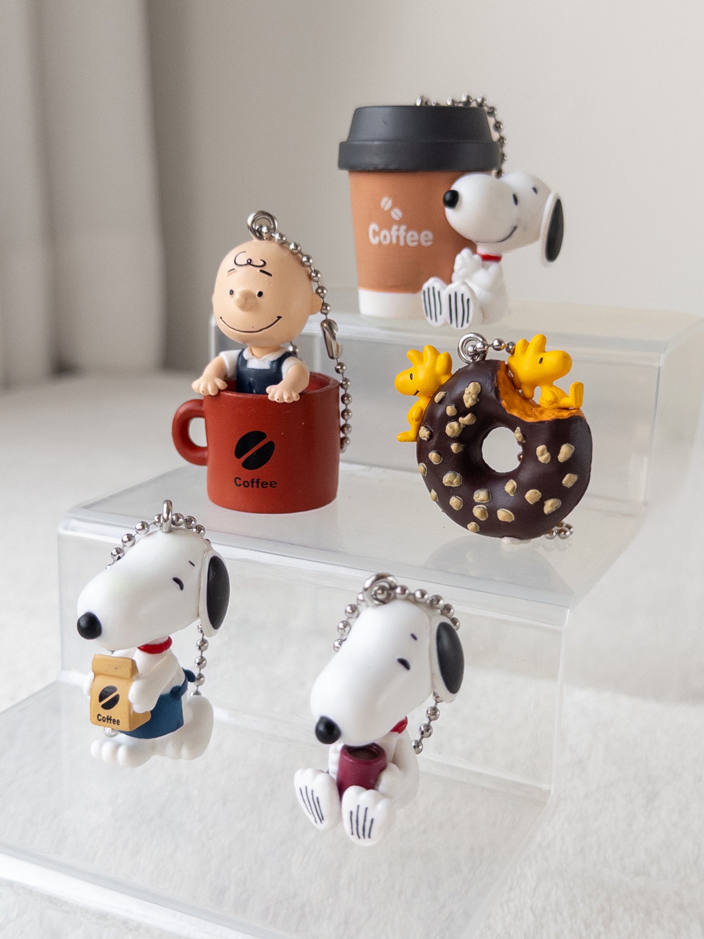 Snoopy Coffee Stand Style Llavero Gashapon