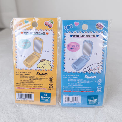 Sanrio Espejo + Peine tipo Celular