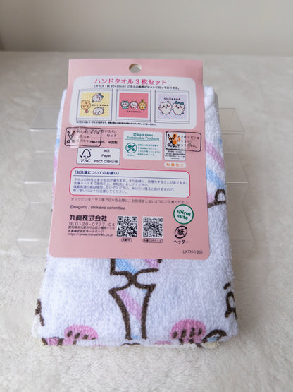 Chiikawa Toallas Set x3