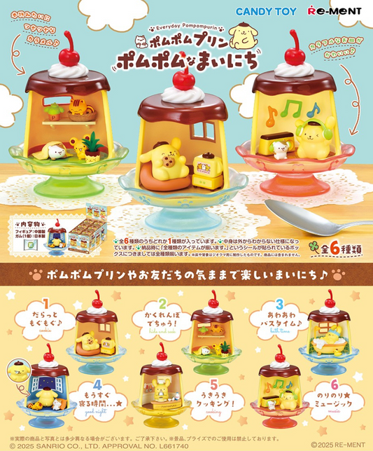 Pompompurin Re-Ment Figuras