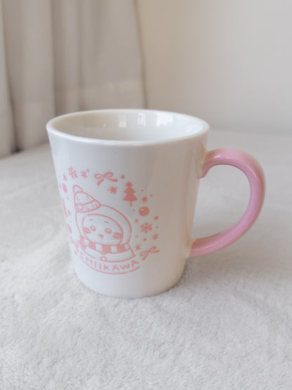 Chiikawa Taza de Loza Navideña