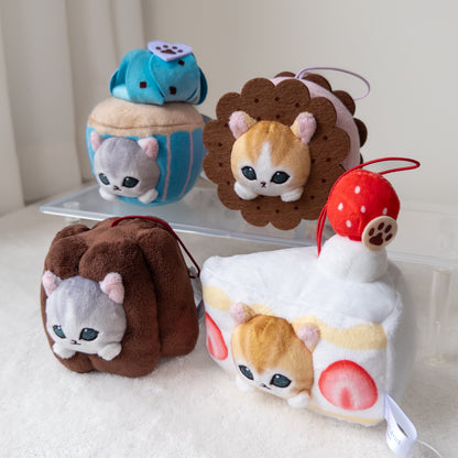 Mofusand Postre Peluche Llavero