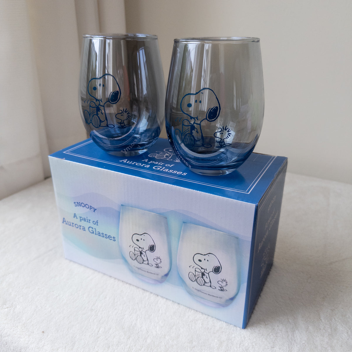 Snoopy Vaso de Vidrio