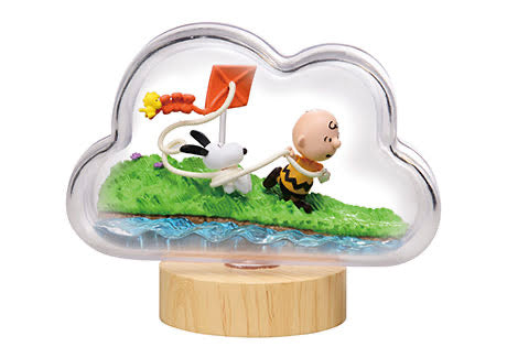 Snoopy Weather Terrarium Figura © RE-MENT