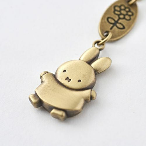 Miffy Llavero Metal Dorado