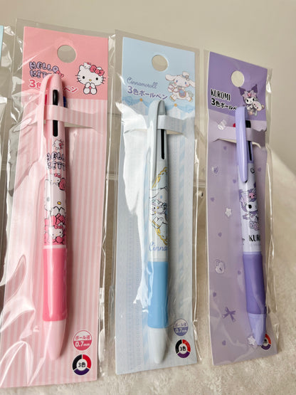 Sanrio Lapicero 3 Colores de Tinta