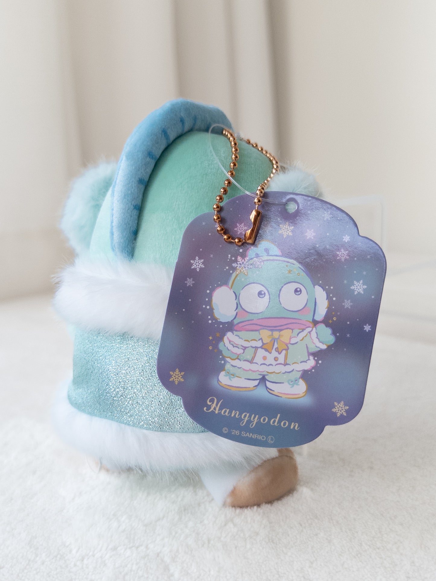 Hangyodon Snow Fantasy Munyugurumi Peluche Llavero