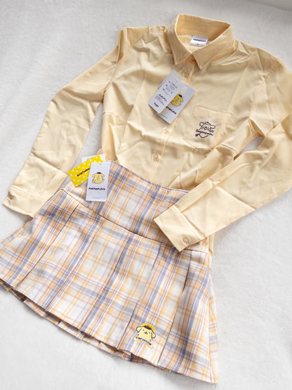 Pompompurin Conjunto Blusa y Falda Talla S
