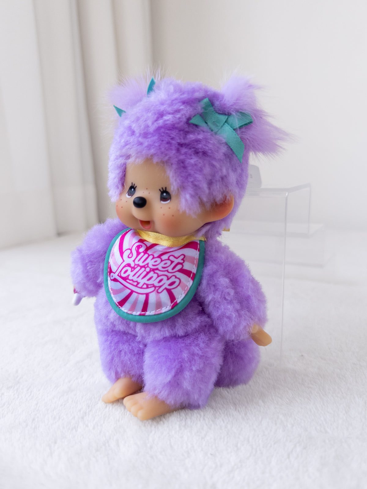 Monchhichi Sweet Lollipop Lila 💜 Peluche Llavero