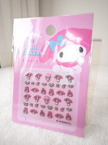 Sanrio Stickers para Uñas