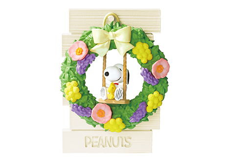 Snoopy Wreath Collection Figura © RE-MENT