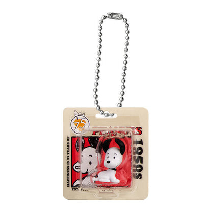 Snoopy Empaquetado Llavero Gashapon