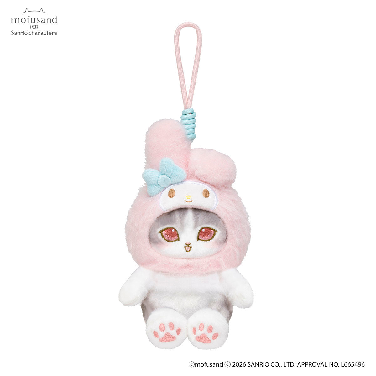 Mofusand x Sanrio Peluche Llavero
