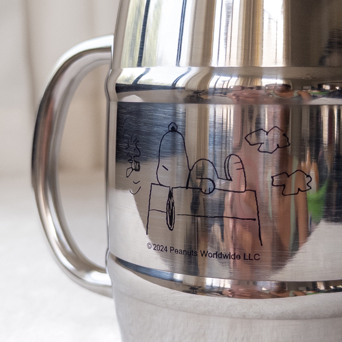 Snoopy Mug Taza de Acero Inoxidable