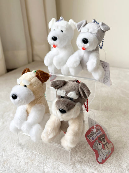 Shuna y Bob Peluche Llavero | Schnauzer