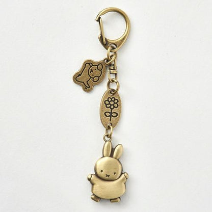 Miffy Llavero Metal Dorado
