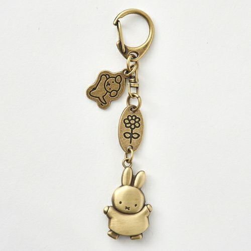 Miffy Llavero Metal Dorado