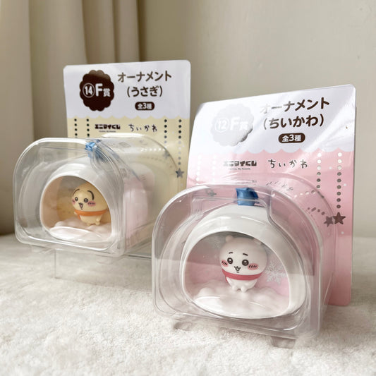 Chiikawa Figura Adorno Colgante Navideño