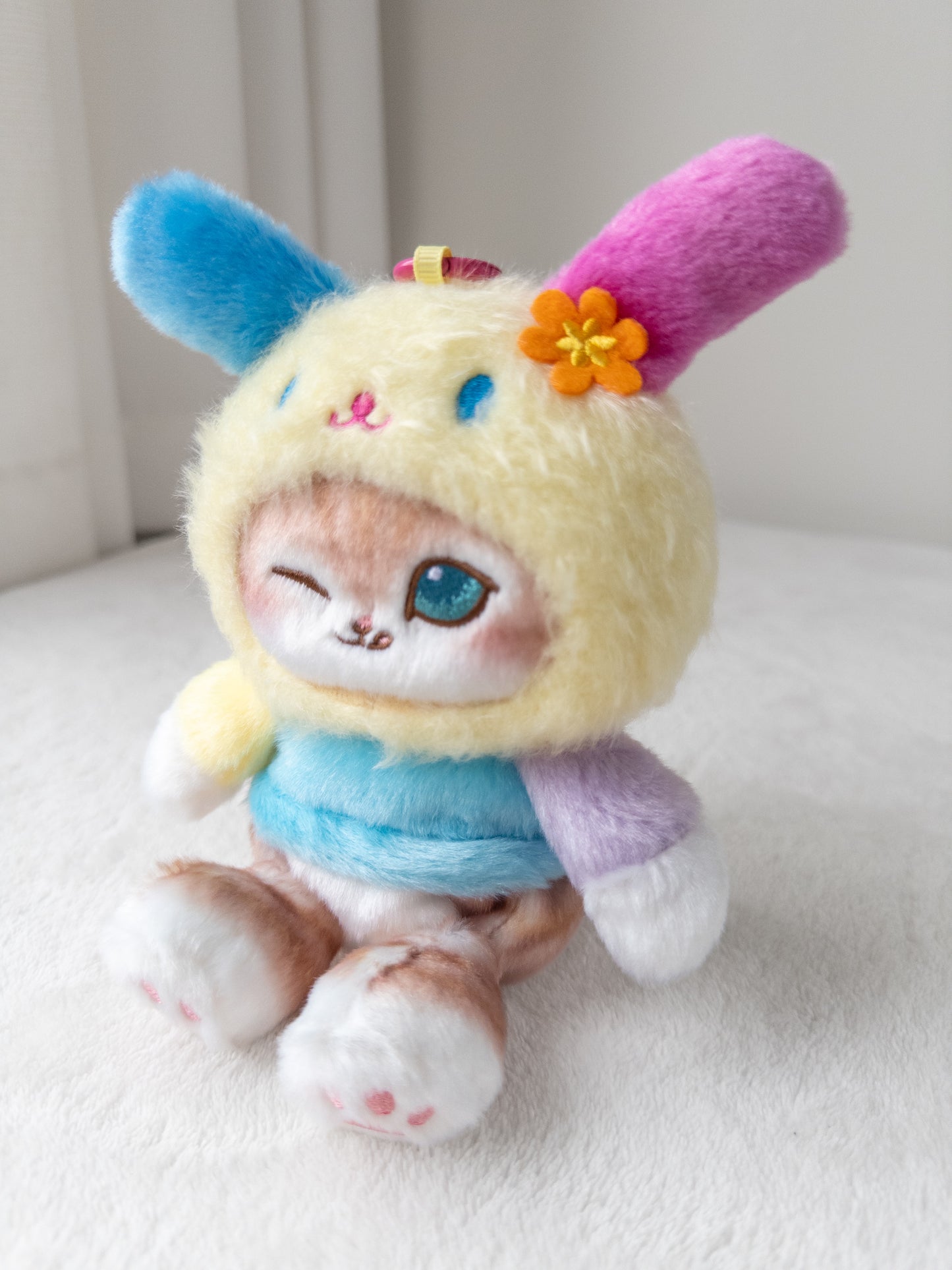 Mofusand x Sanrio Peluche Llavero