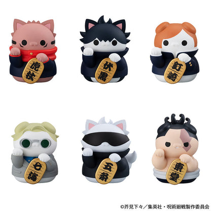 Jujutsu Kaisen Nyanko MEGA CAT PROJECT Figuras Gatos de la Suerte