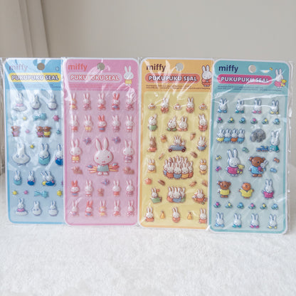 Miffy PukuPuku Stickers 3D