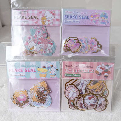 Stickers Flakes | Sanrio | Doraemon | Pingu