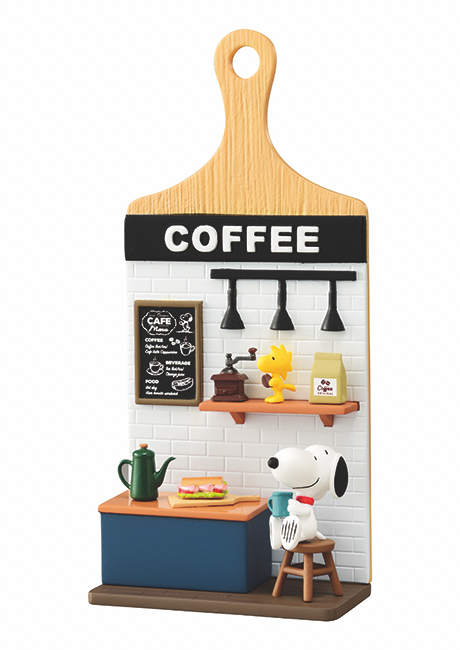 Snoopy Miniature Board Figura © RE-MENT