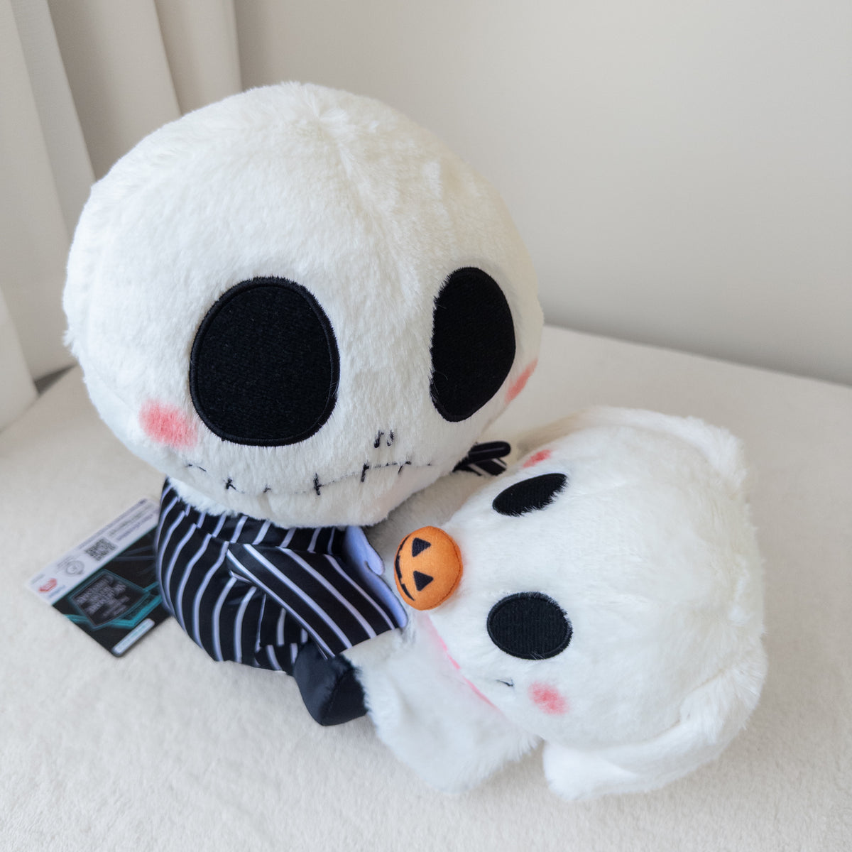 The Nightmare Before Christmas Jack & Zero Peluche